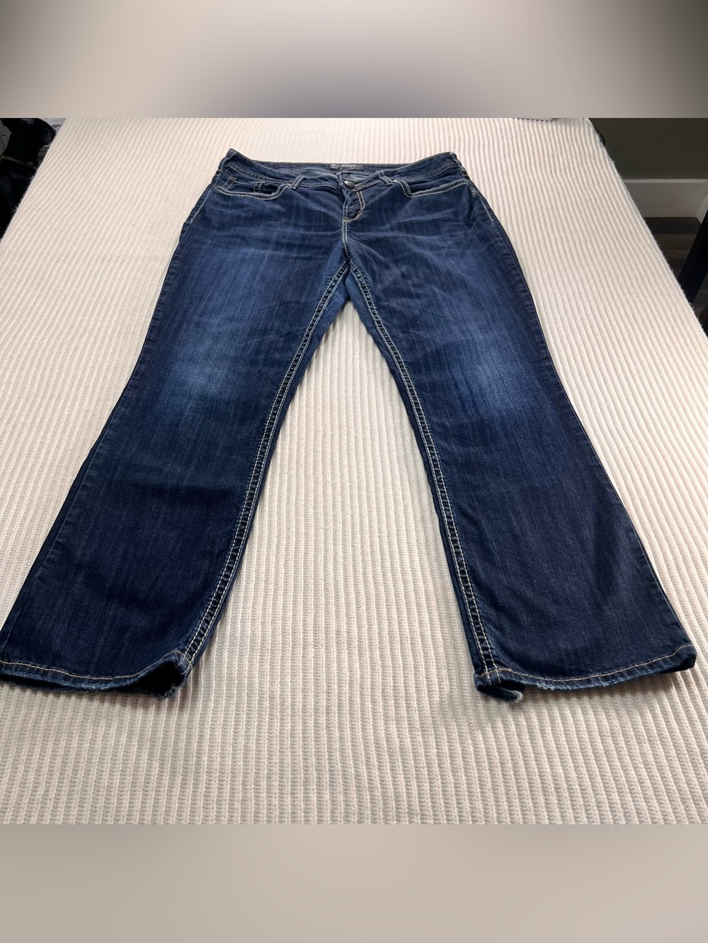A-009 Silver Jeans Classic Women's Dark Blue Bootcut Jeans